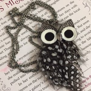 Feathered Owl Necklace 👀